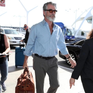 Pierce Brosnan living his absolute best life